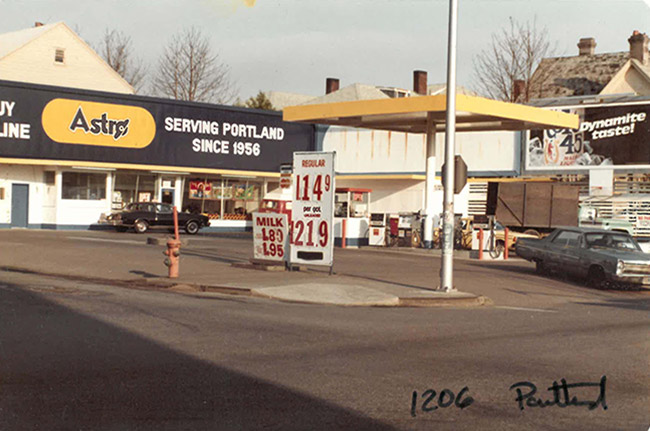 Astro gas station in the 1960's