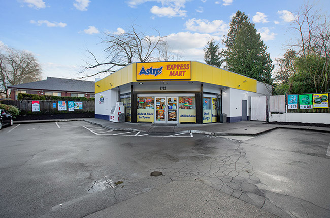 Modern Astro gas station and delli